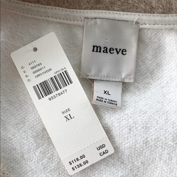Anthropologie Maeve Cozy Ringer Sweatshirt - Picture 12 of 16